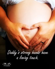 Daddies hands of Love, maternity portraits